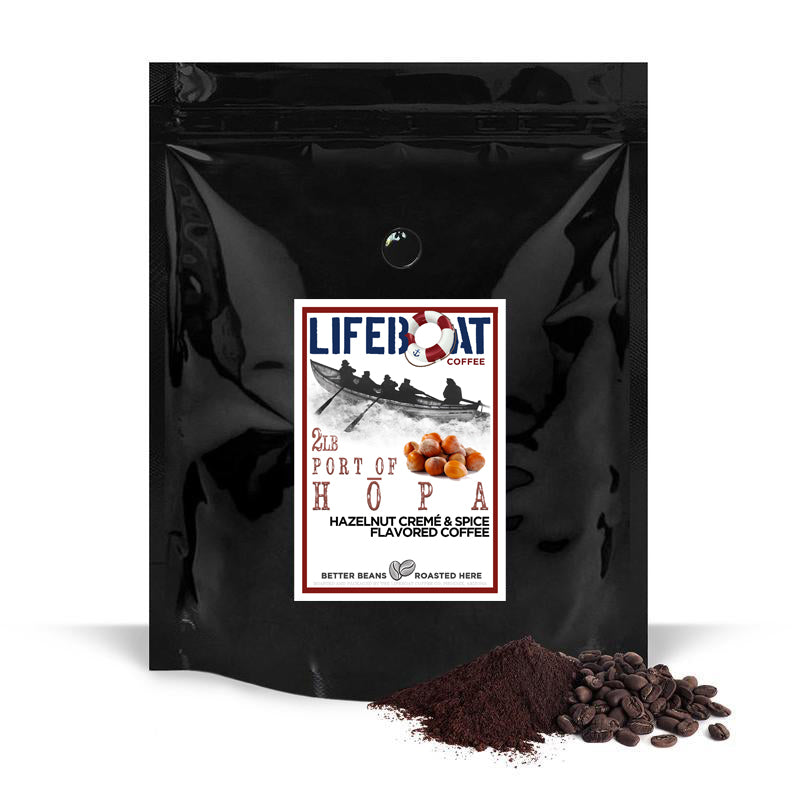Port of Hopa Hazelnut Flavored Coffee