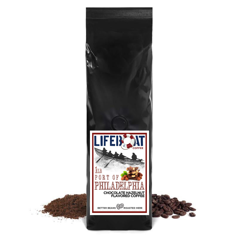 Port of Philadelphia Chocolate Hazelnut Flavored Coffee
