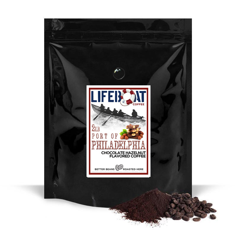 Port of Philadelphia Chocolate Hazelnut Flavored Coffee